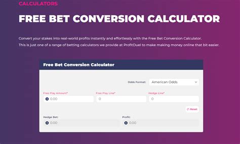 free bet conversion calculator|Iba pa.